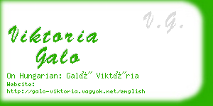 viktoria galo business card